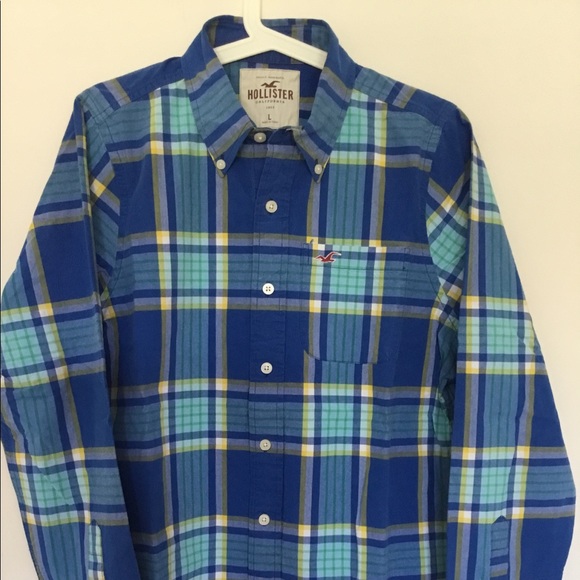 HOLLISTER men’s long sleeve shirt - size L - Picture 1 of 3